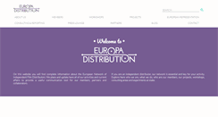 Desktop Screenshot of europa-distribution.org