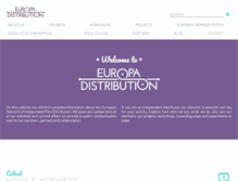 Tablet Screenshot of europa-distribution.org